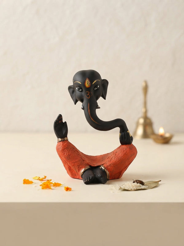 Abstract Floating Ganesha Statue | Modern Sculptural Idol