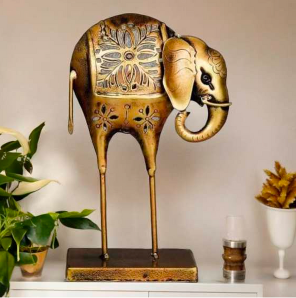 Elephant Table Décor – Elegant Decorative Accent for Home & Office