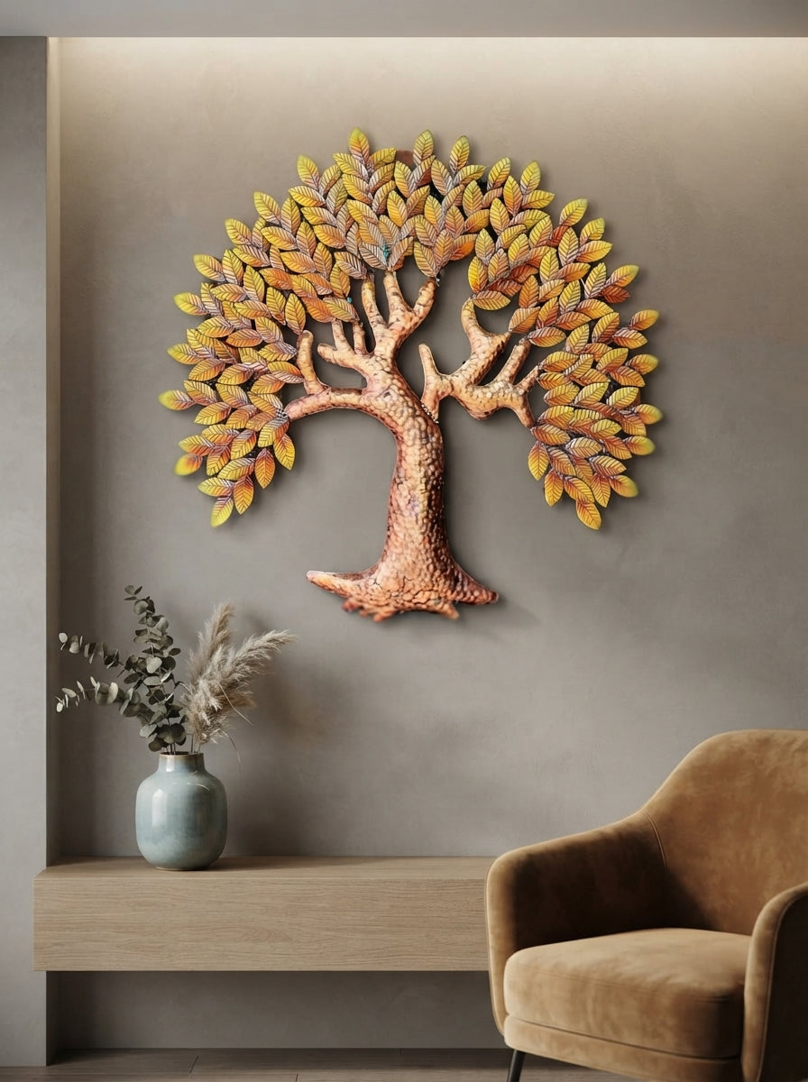 Tree of Life Wall Decor 36" x 36" – Large Metal Tree of Life Wall Art for Living Room & Home Decor