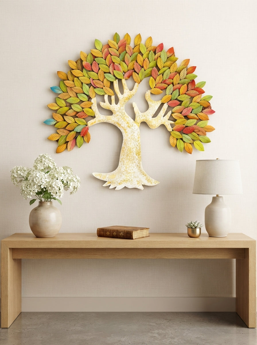 Tree of Life Wall Decor 36" x 36" – Large Metal Tree of Life Wall Art for Living Room & Home Decor